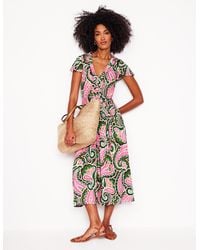 Boden - Nicola Jersey Tea Dress Multi, Scallop Paisley - Lyst