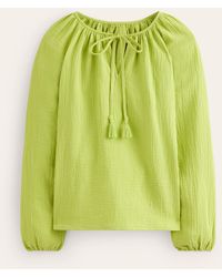 Boden - Serena Double Cloth Blouse - Lyst