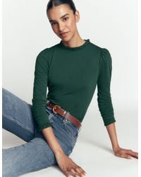 Boden - Supersoft Frill Detail Top - Lyst