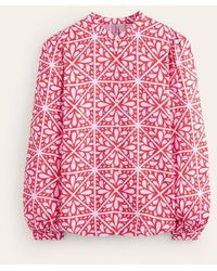 boden anna blouson sleeve blouse