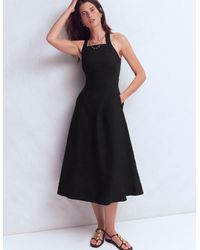 Boden - Cross-Back Linen Blend Dress - Lyst