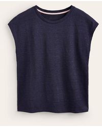 Boden - Louisa Crew Neck Linen T-Shirt - Lyst