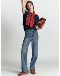 Boden - Supersoft Slash Neck T-Shirt - Lyst