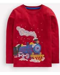 Boden - Top À Manches Longues Et Super Surpiqûres-Pôle Express Piment - Lyst