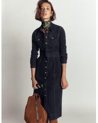 Boden - Fleur Cord Midi Dress - Lyst