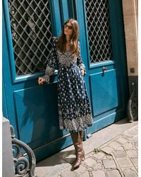 Boden - Blouson Tiered Jersey Dress - Lyst