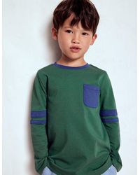 Boden - T-Shirt Colourblock-Pin Fumé/Bleu Tribord - Lyst