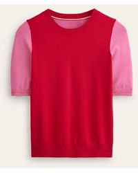 Boden - Catriona Cotton Crew T-shirt - Lyst
