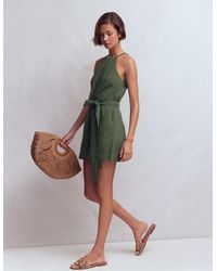 Boden - Rosa Double Cloth Playsuit - Lyst