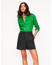 Boden - Short Dulwich En Lin-Noir - Lyst