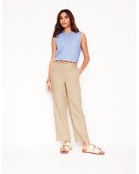 Boden - Westbourne Verkürzte Leinenhose - Lyst