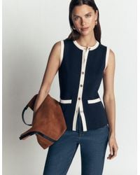 Boden - Crew Milano Knit Waistcoat - Lyst