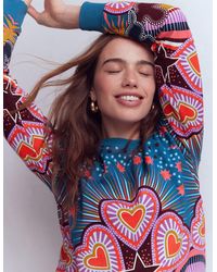 Boden - Emi Printed Sweatshirt - Lyst