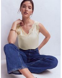 Boden - Ara Silk Blend Lace Cami - Lyst