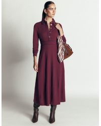 Boden - Etta Piping Detail Ponte Dress - Lyst