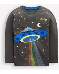 Boden - T-Shirt À Appliqué Zippé-Ovni Fantôme - Lyst
