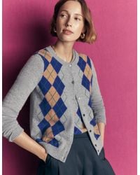 Boden - Elsie Cashmere Crew Cardigan - Lyst
