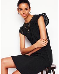 Boden - Juliet Kurzes Kleid Mit Lochstickerei - Lyst