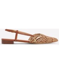 Boden - Woven Detail Pointed Flats - Lyst