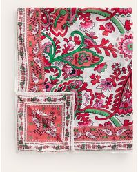 Boden - Printed Sarong Scarf Ivory, Fantastical Paisley - Lyst