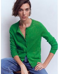 Boden - Emilia Cotton Crew Cardigan - Lyst