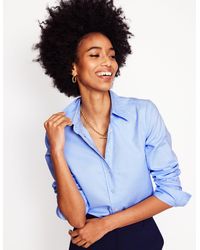 Boden - Sienna Cotton Shirt Ivory, Heart Link - Lyst