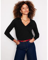 Boden - Pull catriona col v en coton - Lyst