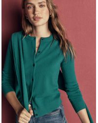 Boden - Elsie Cashmere Crew Cardigan - Lyst