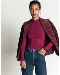 Boden - High Neck Jersey Top - Lyst
