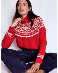 Boden - Marion Merino High Neck Jumper - Lyst