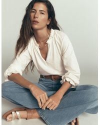 Boden - Pia Ruffle Detail Top - Lyst