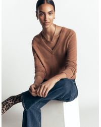 Boden - Elsie Cashmere V Neck Sweater - Lyst
