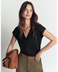 Boden - Supersoft V-Neck T-Shirt - Lyst