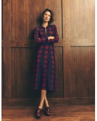 Boden - Fiona Zip Front Knitted Dress - Lyst