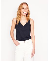 Boden - Regular V Neck Slub Tank - Lyst