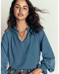 Boden - Pia Ruffle Detail Top - Lyst