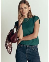 Boden - Supersoft Slash Neck T-Shirt - Lyst