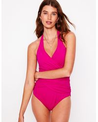 Boden - Levanzo Halter Swimsuit - Lyst