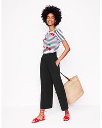 Boden - Verkürzte Doppeltuch-Hose - Lyst