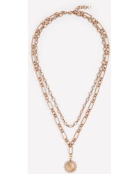 Boden - Metal Jewel Delicate Necklace - Lyst