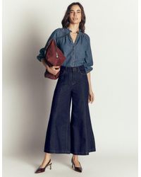 Boden - Wide Leg Culotte Jeans - Lyst