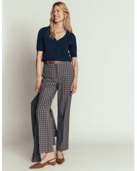 Boden - Camilla Cotton V-Neck T-Shirt - Lyst