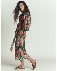 Boden - Eli Belted Jersey Midi Dress - Lyst