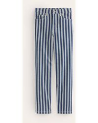 Boden - Striped Straight Jeans - Lyst