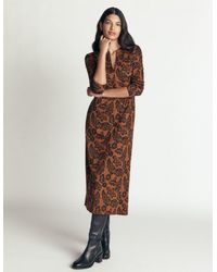 Boden - Hope Zip Detail Jersey Dress - Lyst