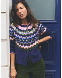 Boden - Mae Fair Isle Cardigan - Lyst