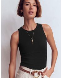 Boden - Ribbed Cotton Vest Top - Lyst