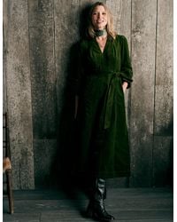 Boden - Ros Cord-Midikleid Mit Einsätzen - Lyst