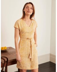 boden jessica linen dress