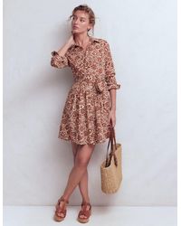 Boden - Alexa Long Sleeve Short Dress - Lyst